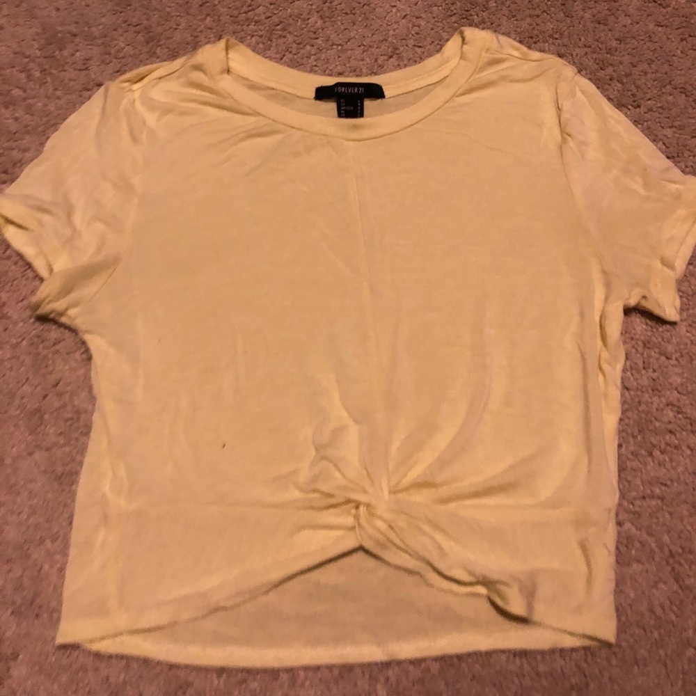 Cropped forever 21 tee